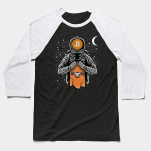 Astronaut Skate BitCoin BTC To The Moon Crypto Token Cryptocurrency Wallet Birthday Gift For Men Women Kids Baseball T-Shirt